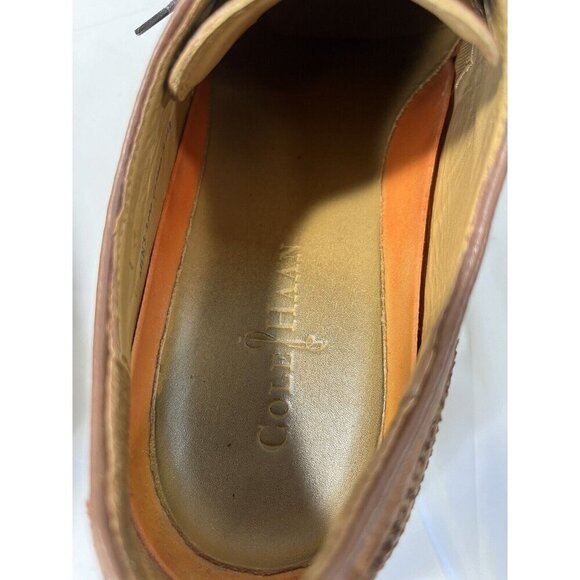 Cole Haan Shoes Benton Leather Wingtip Derby C12362 BrownSize 11M - Picture 13 of 15